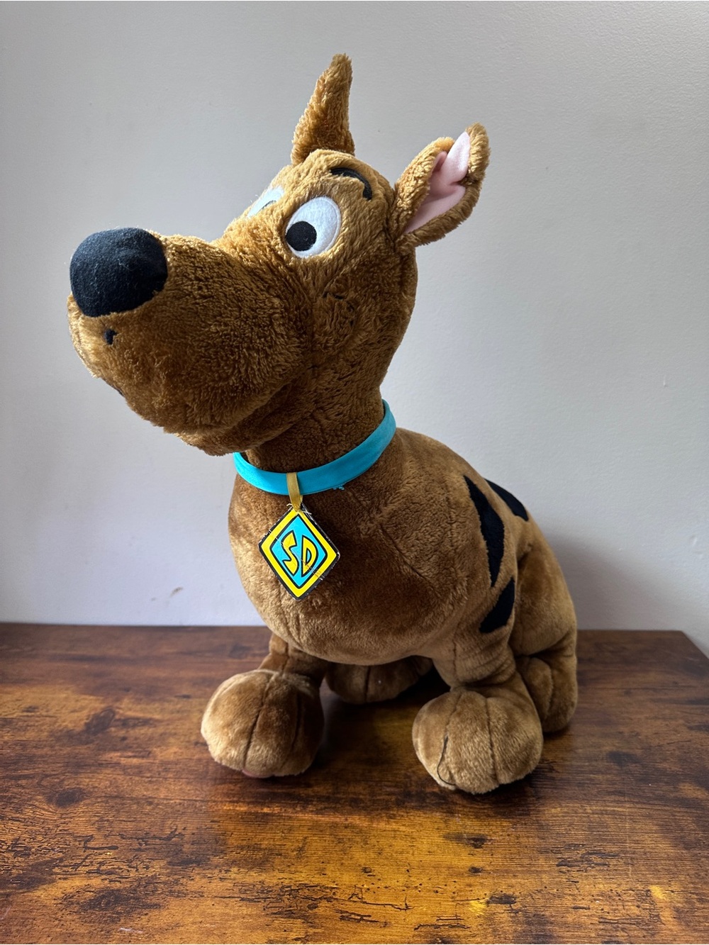 Vintage 1998 Cartoon Network Talking Scooby Doo Plush Stuffed Animal Toy 15"